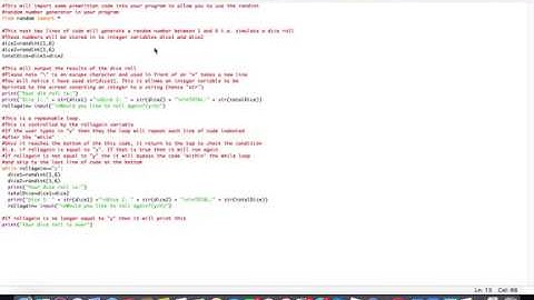 Getting Started with Python: 3- Dice Roll Simulator- SOLUTION (VERSION 2)