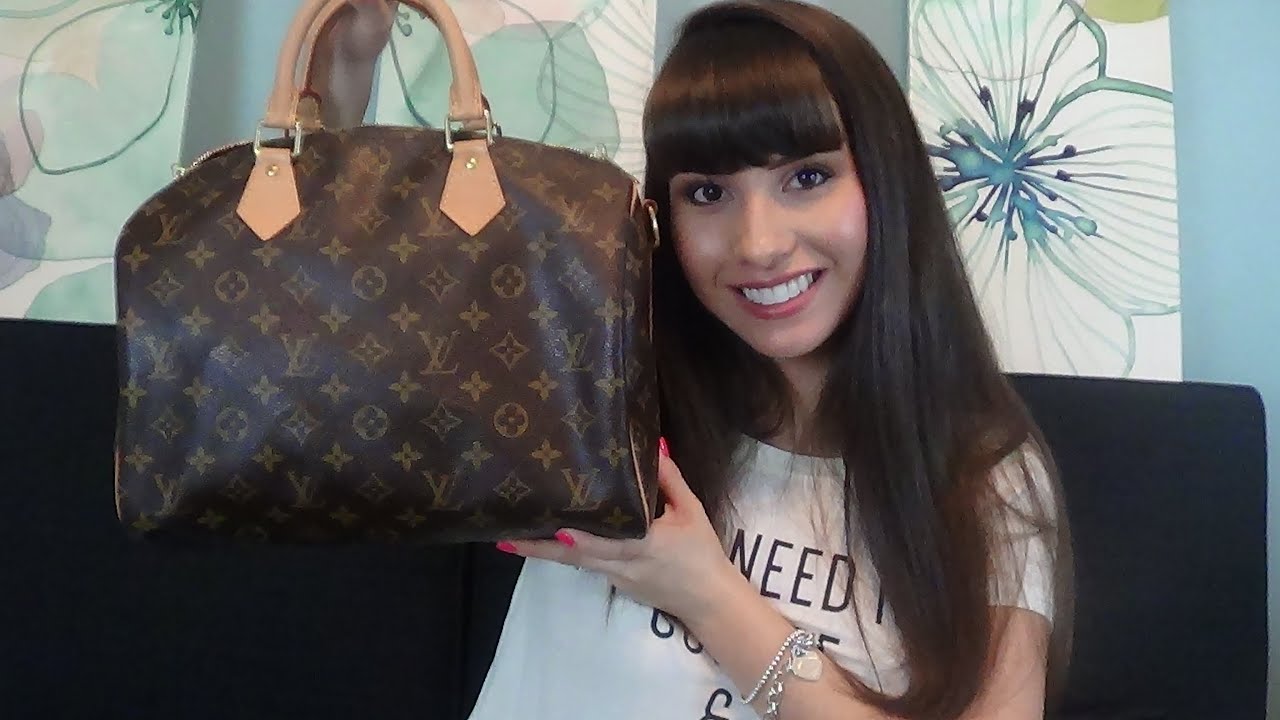 Louis Vuitton Speedy B 30 Monogram Review - YouTube