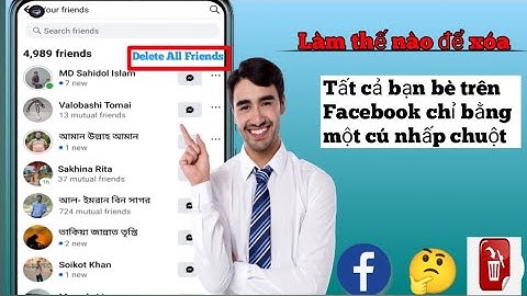 Cách xóa tất cả bạn bè trên Facebook chỉ bằng một cú nhấp chuột (2024) | Xóa tất cả bạn bè trên F...
