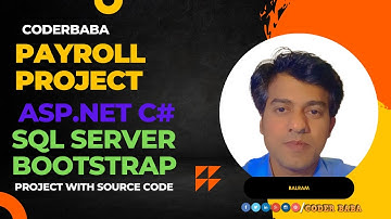 01 Payroll ASP.NET C# SQL Server Bootstrap in Hindi | coderbaba