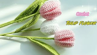 Crochet tulip