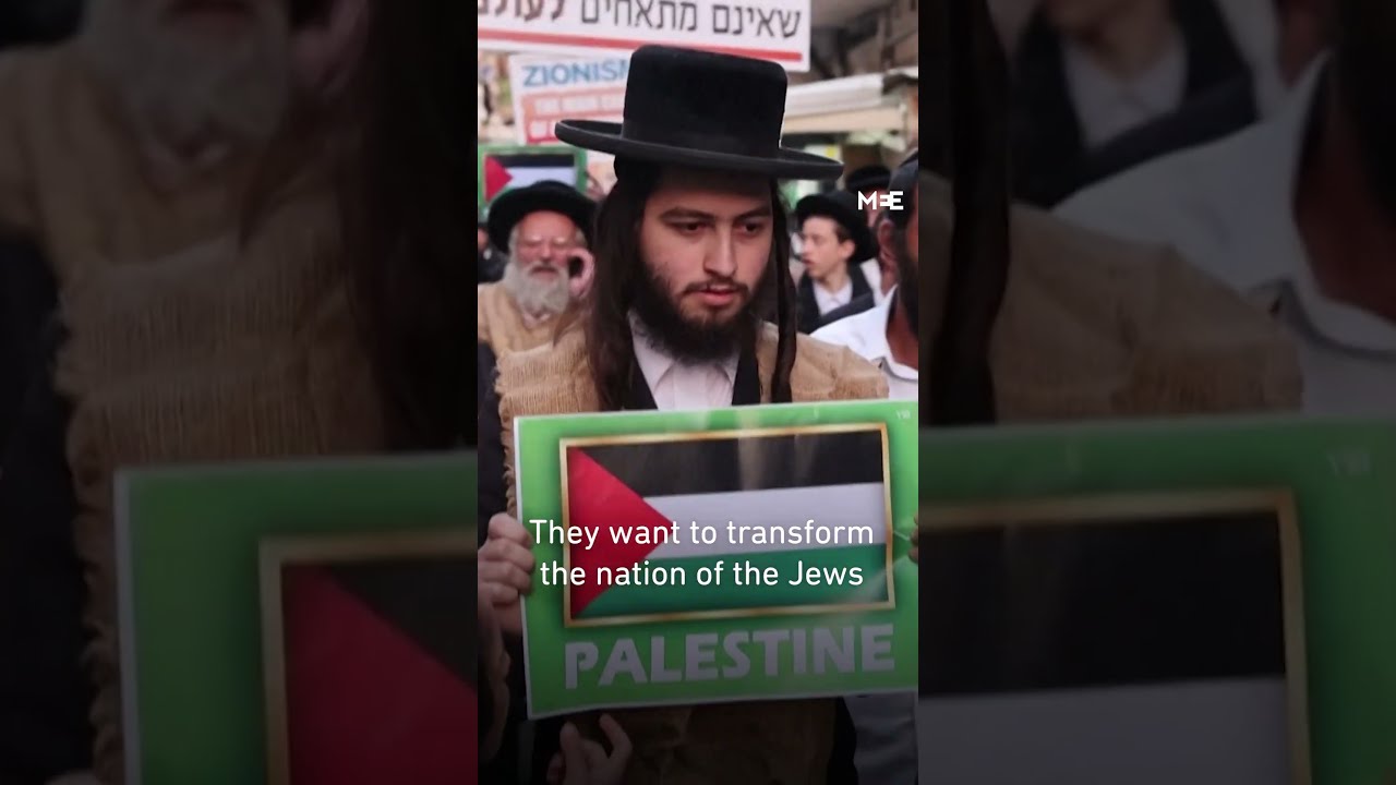 Anti Zionist Orthodox Jews Rally Against Israel In Jerusalem