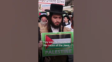 Anti Zionist Orthodox Jews Rally Against Israel In Jerusalem 