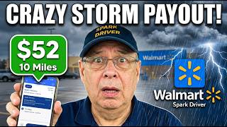 Walmart Spark FINALLY Sent Me a $52 Order… Right Before the Storm Hit!