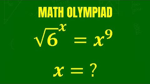 A very nice math olympiad problem| Find the value of x | Algebra