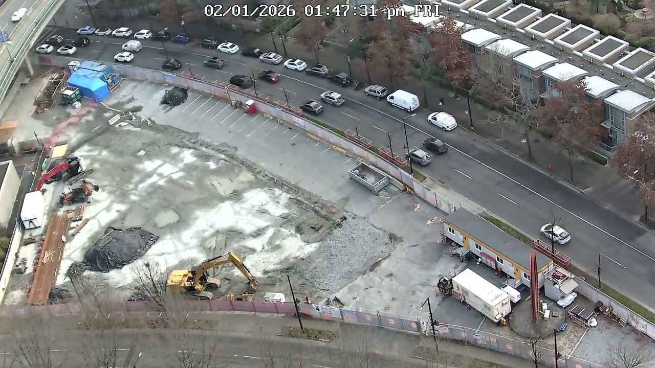 Vancouver Construction Weekly Timelapse 🏗️ | Dec 27, 2025 – Jan 2, 2026 | Yaletown Build
