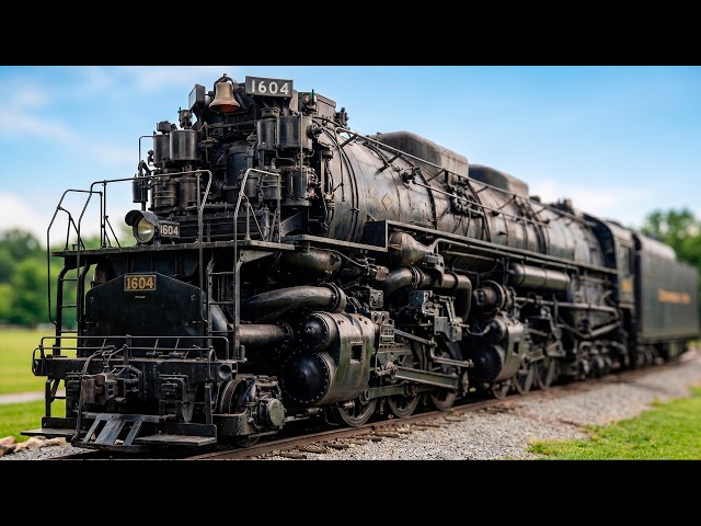 Plastic model of the world's largest steam locomotive 