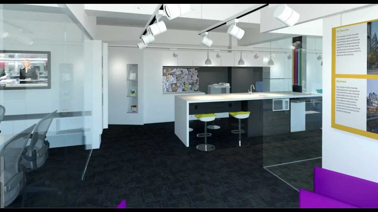 Office Interior Design Animation 3ds Max