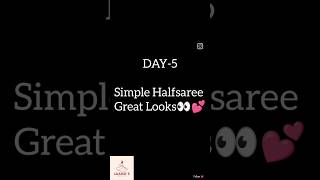 Beautiful Navarathri outfit Day-5💗 Subscribe For more ideas 🎀💕#flipkart #navaratri#halfsaree #shorts