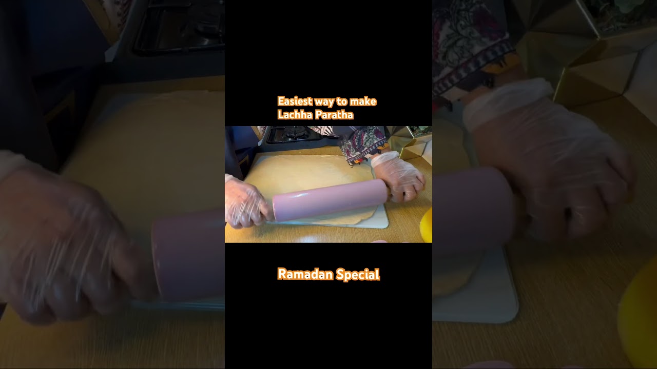 Easiest way to make Lachha Paratha #paratha #ramadan #shorts