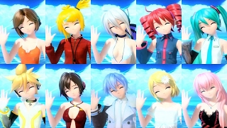 Video thumbnail of "[60fps Full風 Compilation] Sekiranun Graffiti [CYO Style Remix] -ft Project DIVA Characters"