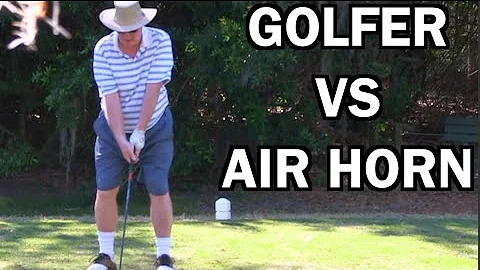 BEST GHILLIE SUIT GOLF COURSE AIR HORN PRANK EVER!! | JOOGSQUAD PPJT