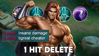 GLOBAL TIGREAL BEST 1 HIT BUILD 2025!! (100% BROKEN)