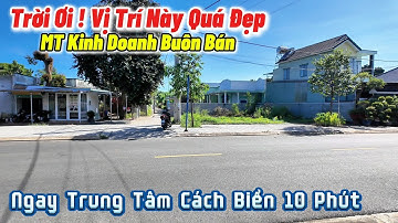 " Vị Trí Này Quá Đẹp " Bán Gấp Lô Đất Mặt Tiền Kinh Doanh Ngay Trung Tâm Đất Đỏ Đi Biển 10 Phút #bds
