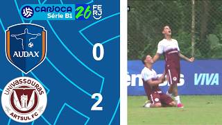 CARIOCA SÉRIE B1- TAÇA CORCOVADO - 1ª RODADA - AUDAX 0X2 UNIVASSOURAS ARTSUL