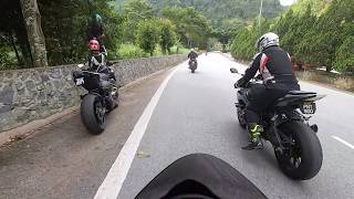 TT Road Gladiators - (Malaysia Version) 220KPH Cornering | ZX10R VS S1000RR VS PANIGALE