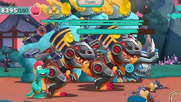 Robo Tricer ,T-Rex Mech and Mammoth - Dino Bash 2 Travel Through Time