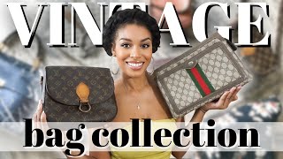 DESIGNER BAG COLLECTION - Part 2 *ALL VINTAGE* | Chanel, Gucci, Louis Vuitton | KWSHOPS