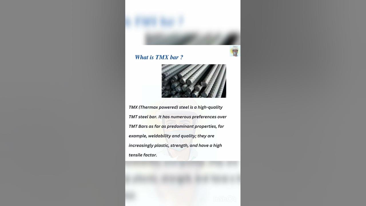 What Is TMX Bar Difference Between TMX And Tmt Bar Steel Bar YouTube what-is-tmx-bar-difference-between-tmx-and-tmt-bar-steel-bar-youtube