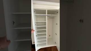 CUSTOM CLOSET BEFORE AND AFTER (organized home inspo)