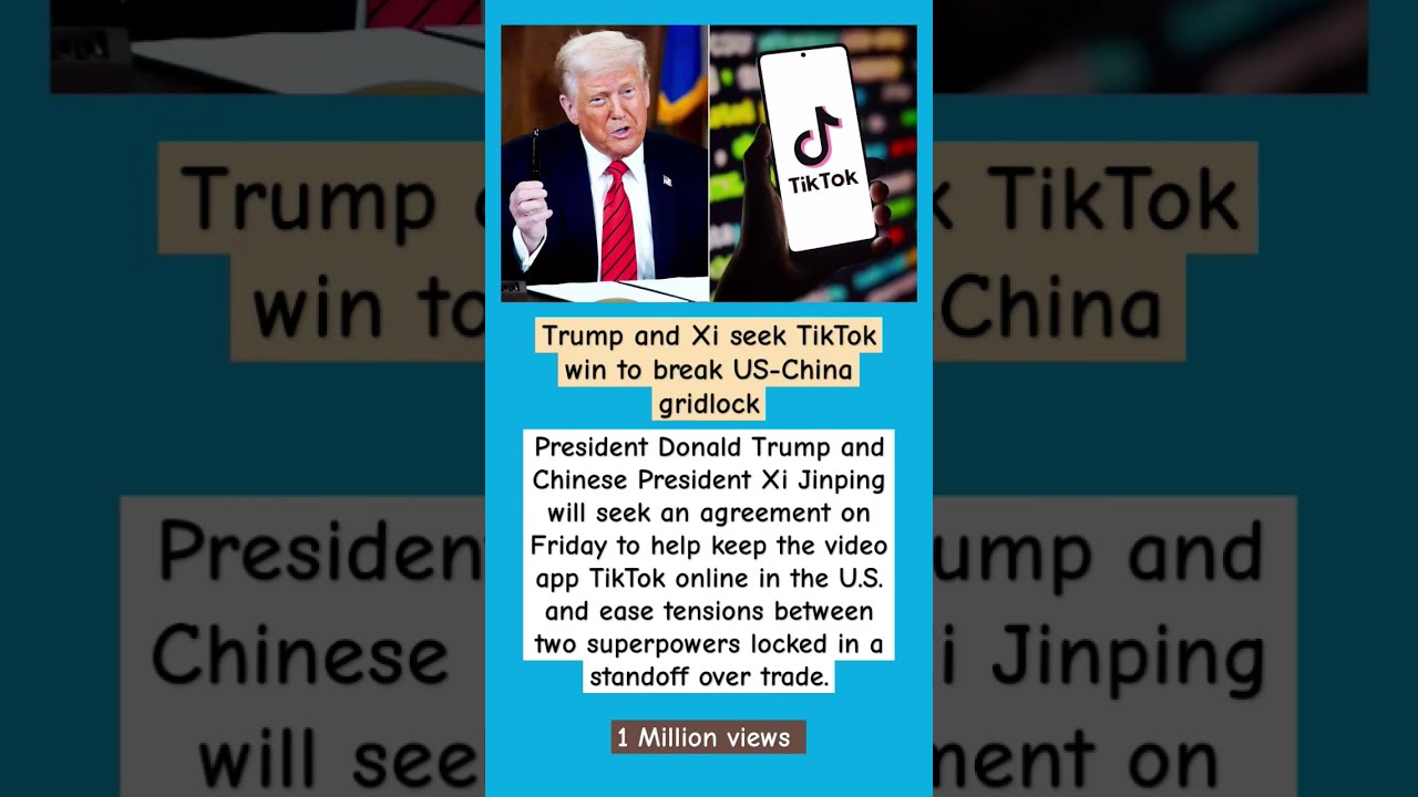  Trump And Xi Team Up Over TikTok A Shocking Twist In US China Showdown USChinatalks Shorts