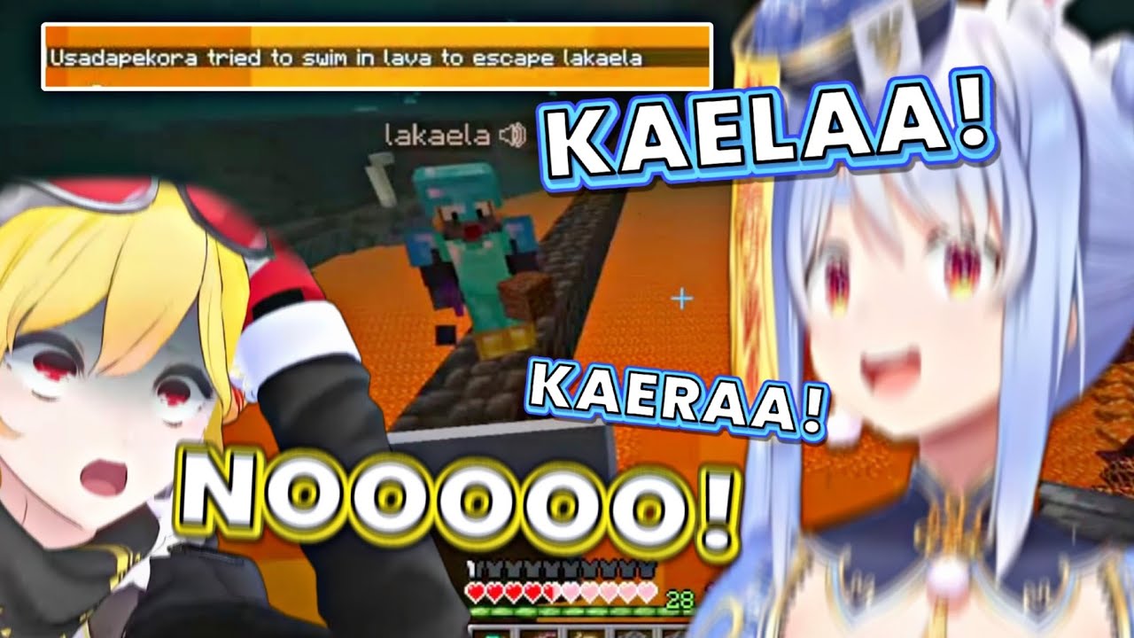 Kaela accidentally shoots Pekora and d1es awfully [Hololive]