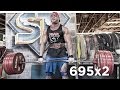 ANOTHER LIFETIME PR CRUSHED: Mark Bell Deadlifts 695x2