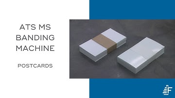 Banding Postcards with Felins MS Series Banding Machine