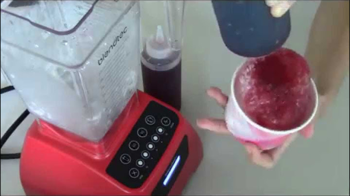 How To Make Homemade Snow Cones!