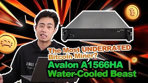 The Most UNDERRATED Bitcoin Miner? Avalon A1566HA Water-Cooled Beast