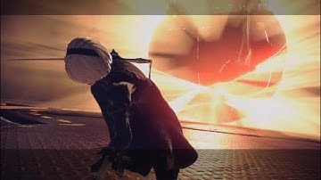 Nier Automata | Multi Leg Goliath Boss Fight 01 | 4K 60FPS