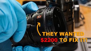 Can I FIX A Broken Sony 24-70mm GM Lens for $100?