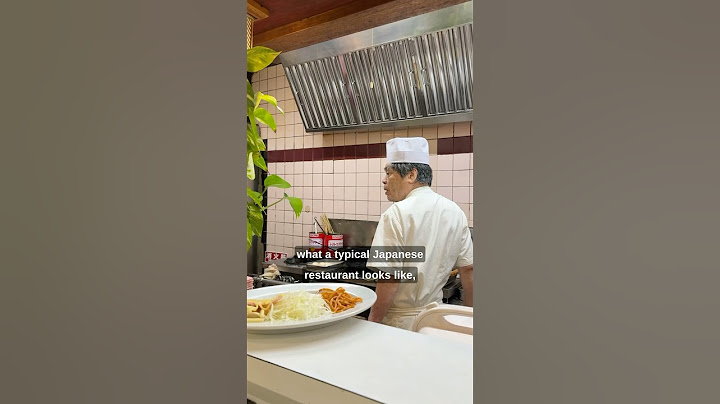 This is a classic restaurant in Japan