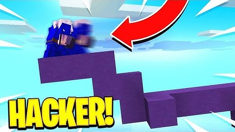Destroying a blatant cheater in BlocksMC Bridge!