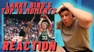 Larry Bird's top 10 moments with the Boston Celtics | SportsCenter | IRISH REACTION