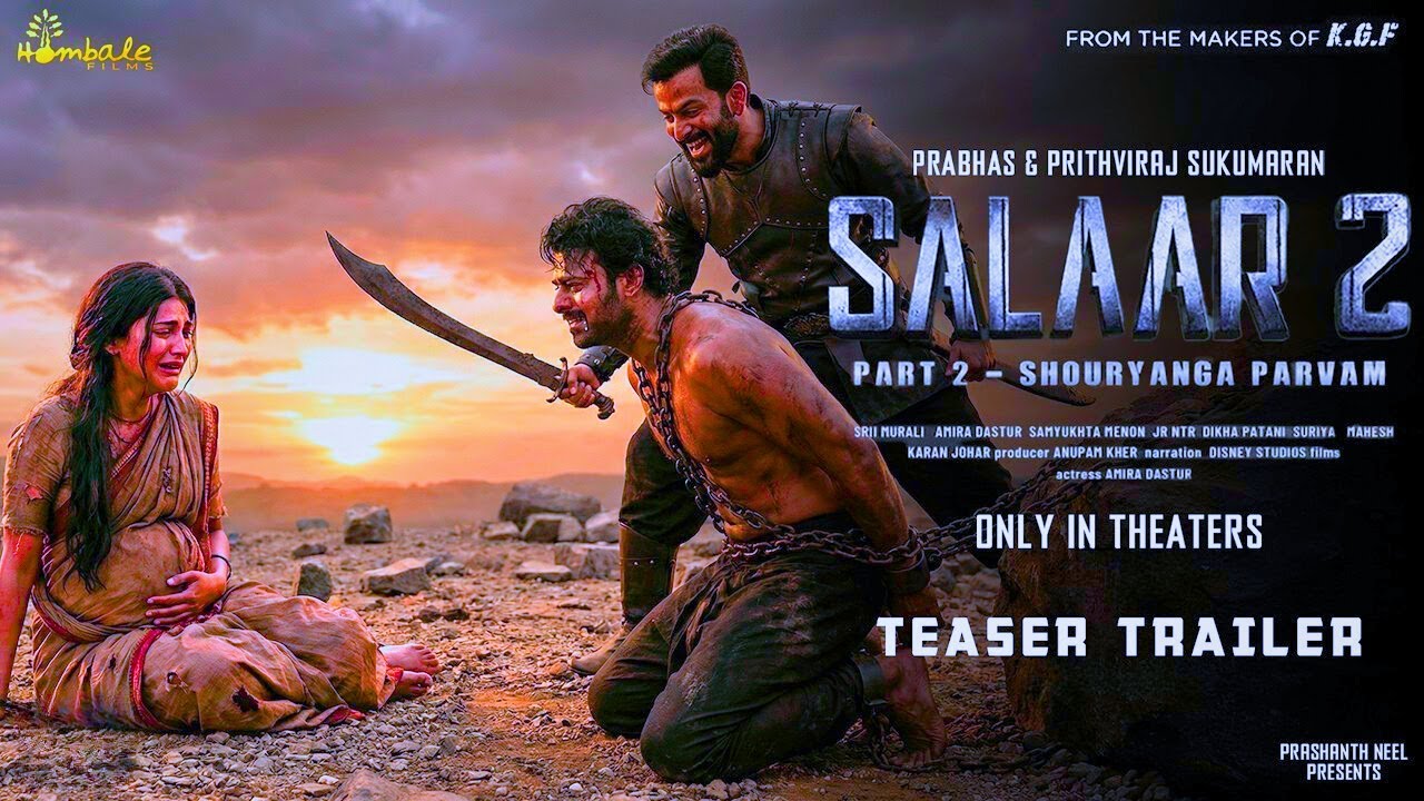 Salaar: Part 2 - Shouryanga Parvam | Official Trailer | Prithviraj | Prabhas  | South Movie 2026