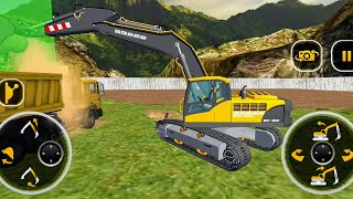 Heavy Excavator Crane City Sim | Excavator And Dump Truck Working screenshot 1