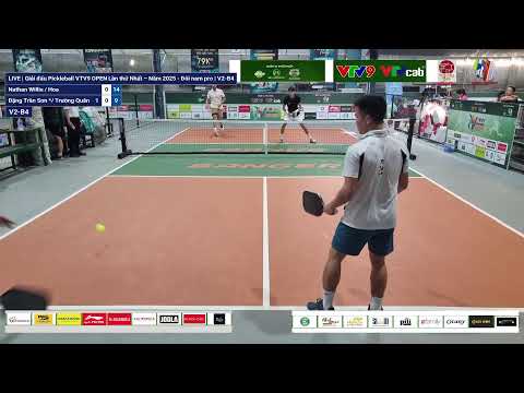 LIVE | Giải đấu Pickleball VTV9 OPEN Lần thứ Nhất – Năm 2025 - Đôi nam pro | V2-B4