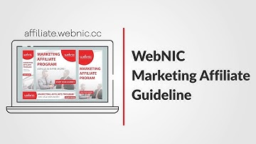 WebNIC Marketing Affiliate Guideline