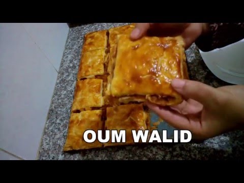شهيوات ام وليد كوكا مورقة بدون عجين مورق