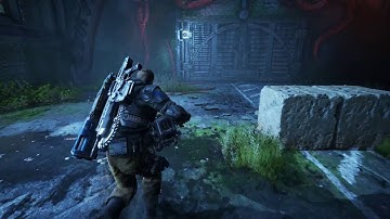 Gears of War 4 - Act lV 4-3 Knock Knock: Get To Tollen Dam Entrance, Marcus Chat, Open Main Gate