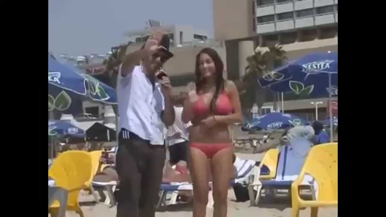 Pregnant AMY CHILDS In Bikini at a Beach in Tel Aviv 03/25 
