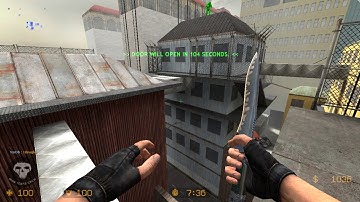 Counter-Strike Zombie Escape Mod, CS Source, Map: ze_rooftop_runaway