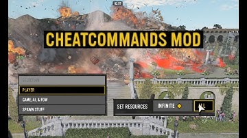 CoH3 Cheat commands Mod is out at day 1! Guide and interview with Janne252