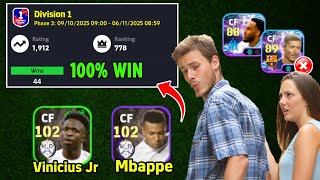видео: 102 POTW Мбаппе и Винисиус-младший!! 🥵🔥 Самый быстрый выход в Дивизион 1 с командой POTW в мобиль... картинка: 102 POTW Мбаппе и Винисиус-младший!! 🥵🔥 Самый быстрый выход в Дивизион 1 с командой POTW в мобиль...