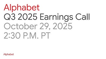 Alphabet 2025 Q3 Earnings Call