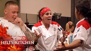 Robyn \& Elise EXPLODE After The Elimination | Hell's Kitchen