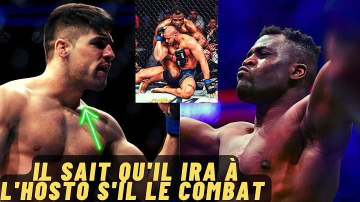 Une Star UFC veux affronter Francis Ngannou même s'il pense finir à l'hôpital