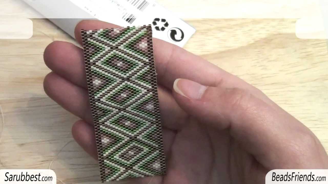pdf instant download Patricks Day pattern Peyote bracelet patterns Peyote bead patterns Even peyote pattern