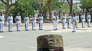 Military silent drill at philippine army HQ fort Bonifacio